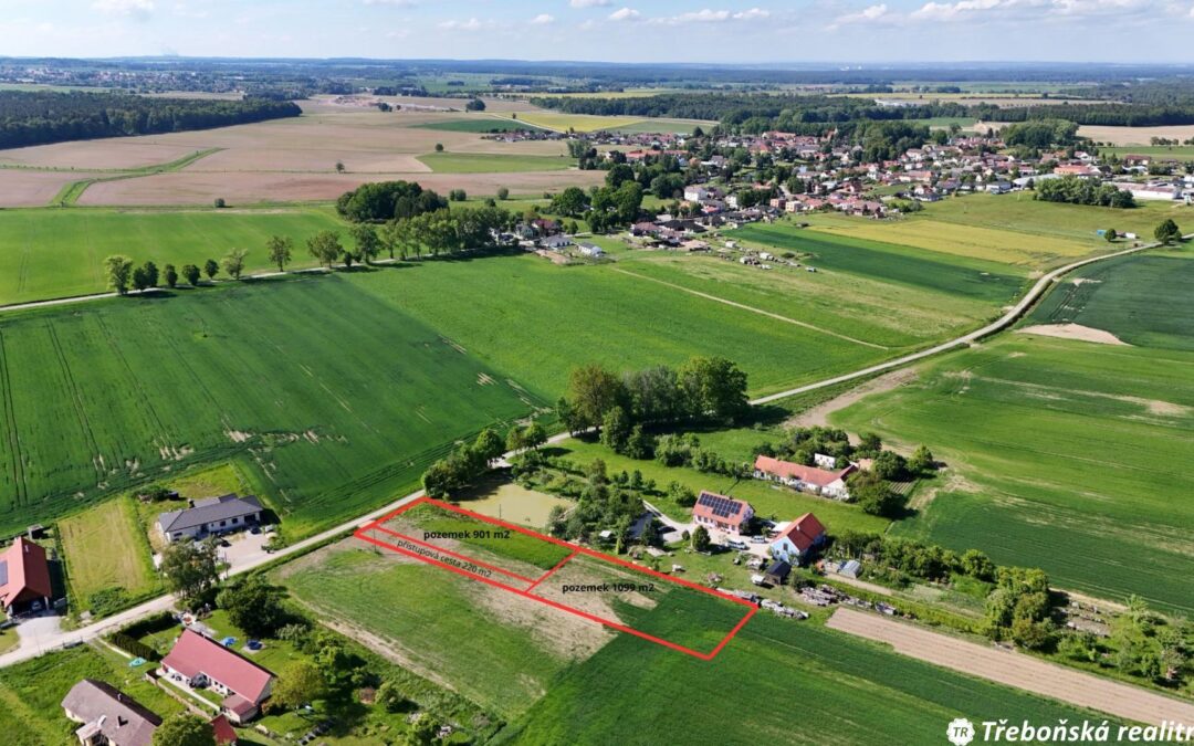 Prodej stavebního pozemku Štěpánovice, místní osada Skalice