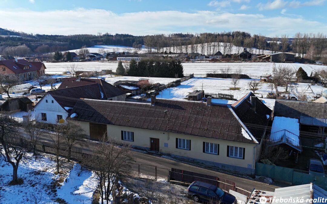 Prodej rodinného domu s garáží a rozlehlou zahradou Český Rudolec