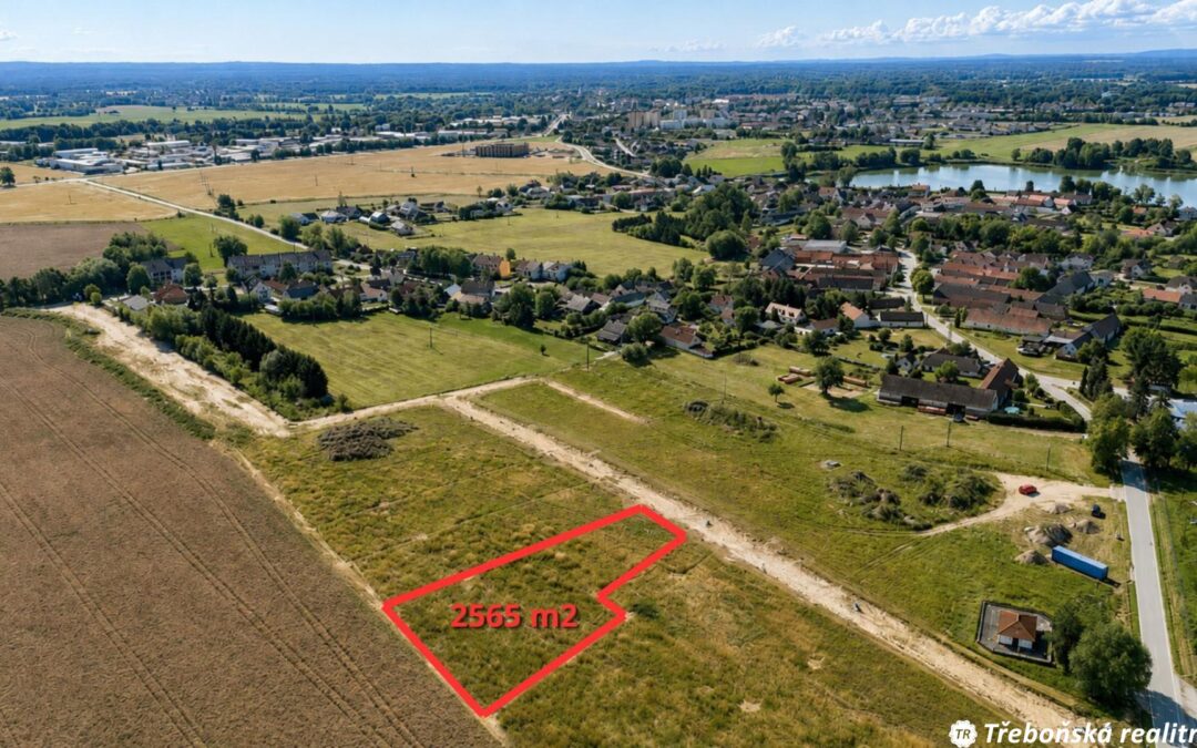 Prodej stavebního pozemku 2 565 m2, Třeboň Břilice