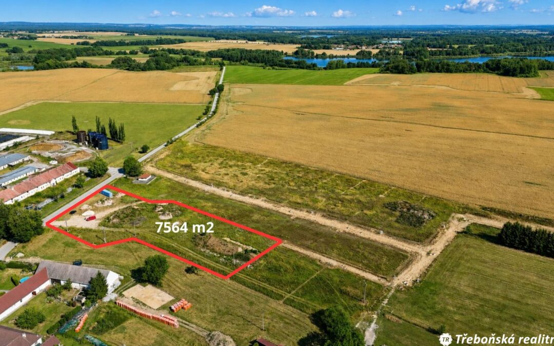 Prodej komerčního pozemku 7 564 m2, Třeboň Břilice